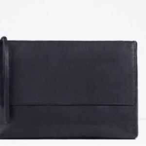 Like new Zara leather and suede clutch